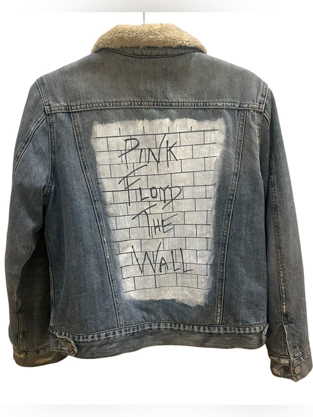 Pink Floyd The Wall Lucky Brand Sherpa-Lined Denim Jacket